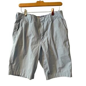 J Crew Cotton Chino twill Shorts Light Blue 30